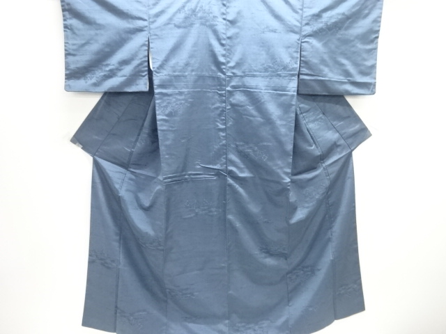 JAPANESE KIMONO / ANTIQUE KIMONO / SILK / TSUMUGI / WOVEN PAGODA